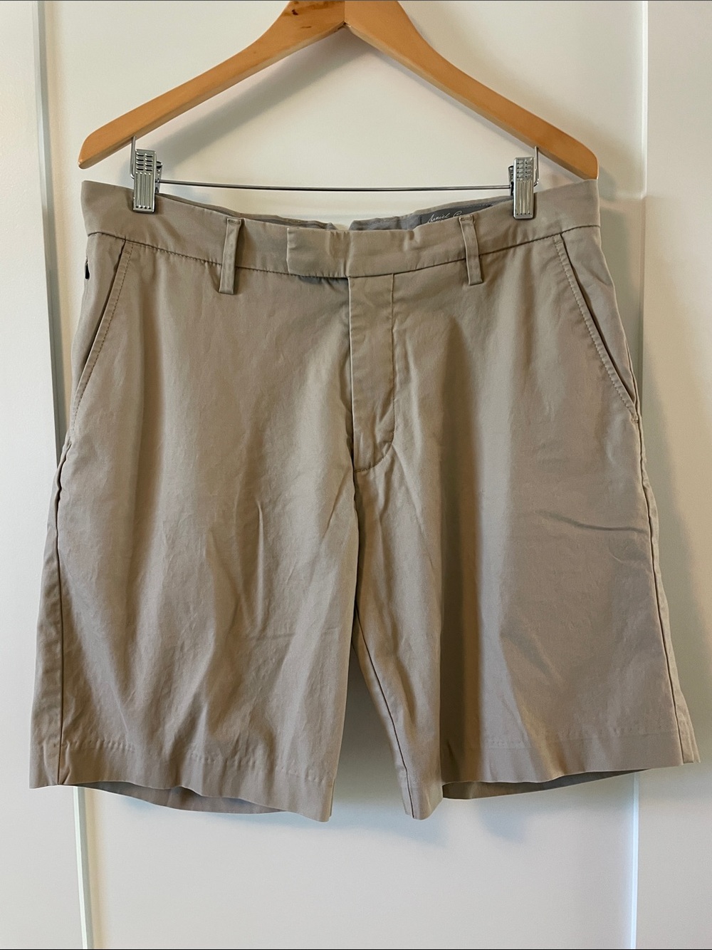 Daniel Cremieux Men's Khaki Cotton Blend Shorts